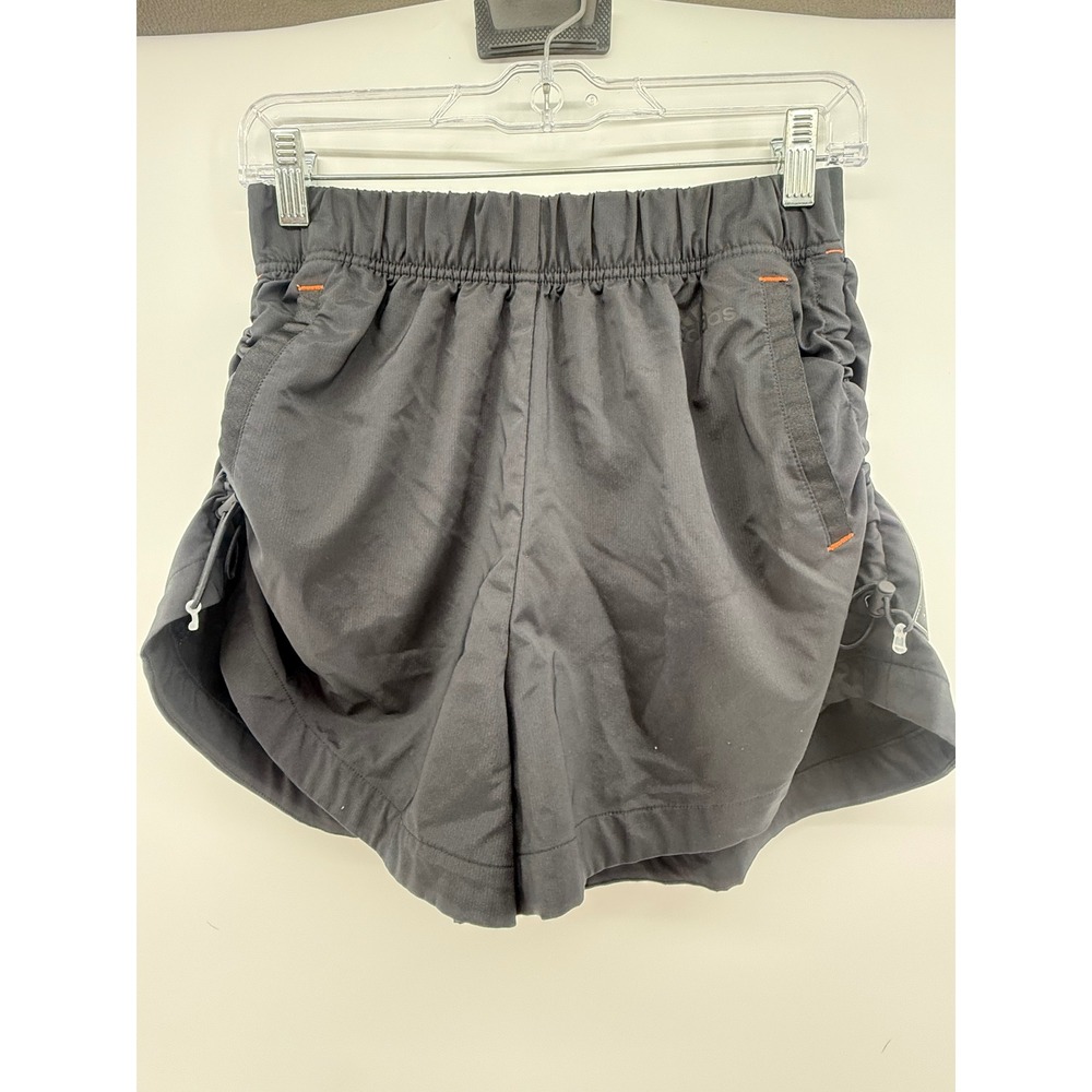 Adidas Primeblue‎ Women's Running Shorts Drawstring Waist Black Orange Size S